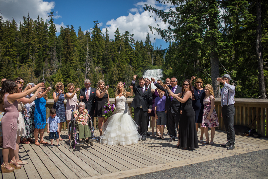 drinking shots at your wedding