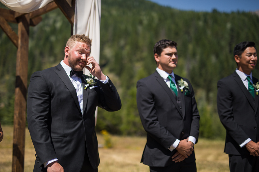 make up by jenna nicole, glam n go, Panorama Mountain resort, wedding at panorama resort, brides at pano, weddings in invermere, rustic weddings in panorama, British Colombia, dream mountain weddings, beautiful panorama weddings, panorama bc, bc wedding photographer, Mountain resort Panorama, Panorama Invermere, Summer weddings in Panorama, blue skies and brides , groom crying