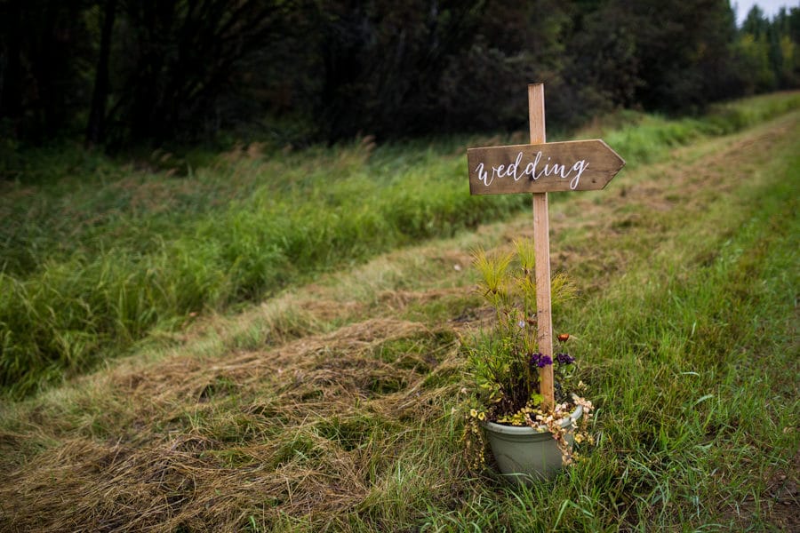 directions to woodland and wildflower wedding venue
