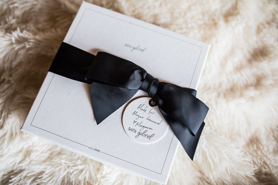 a brides gift from Sara Gabrieal