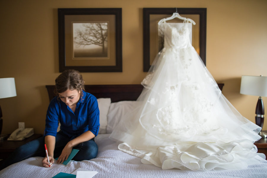 bride getting ready BCM INNS Hinton