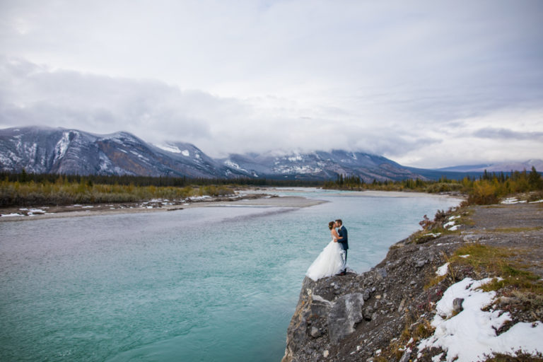 Jasper wedding photographer, couples in jasper