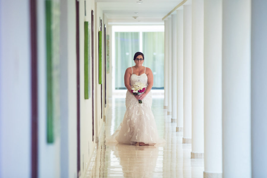 The Grand Palladium Riviera maya resort and spa wedding indoor ceremony