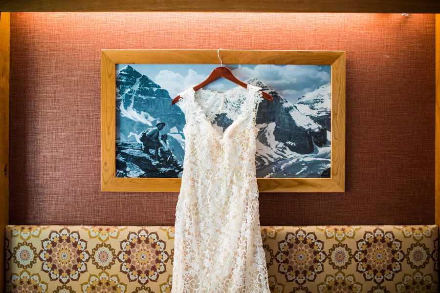 wedding gown banff