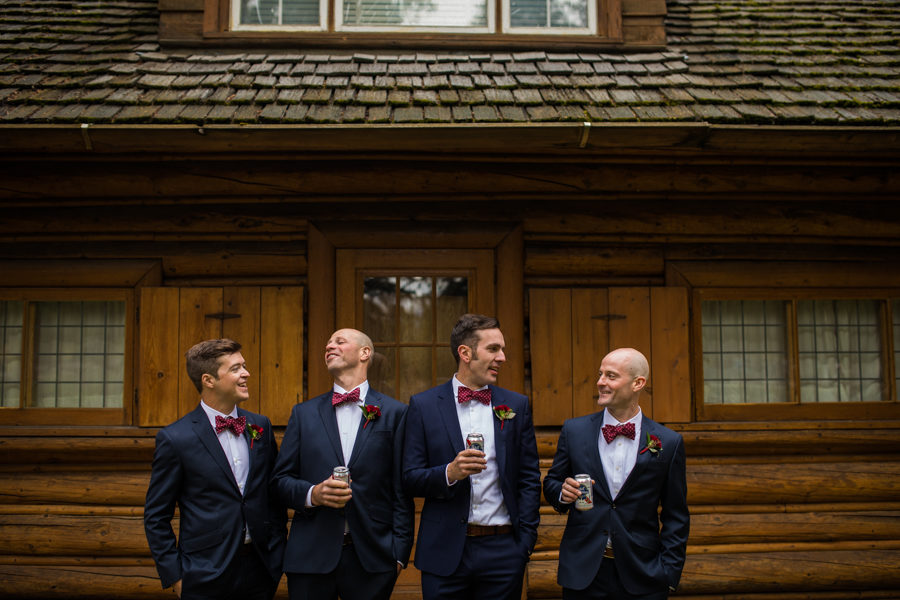 banff wedding party pictures