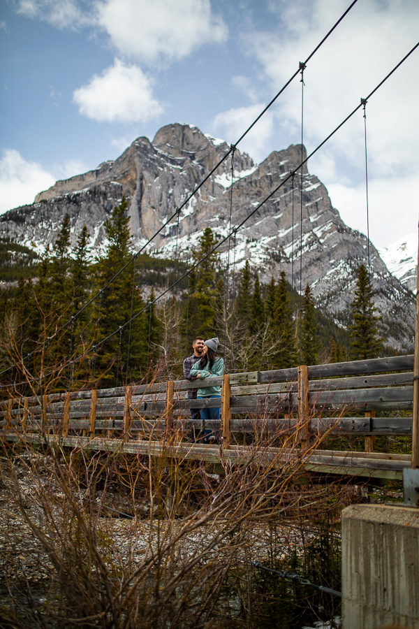 mountain engagement photographer - Mountain engagement - Canmore engagement - Canmore photographer