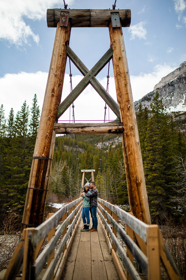mountain engagement photographer - Mountain engagement - Canmore engagement - Canmore photographer