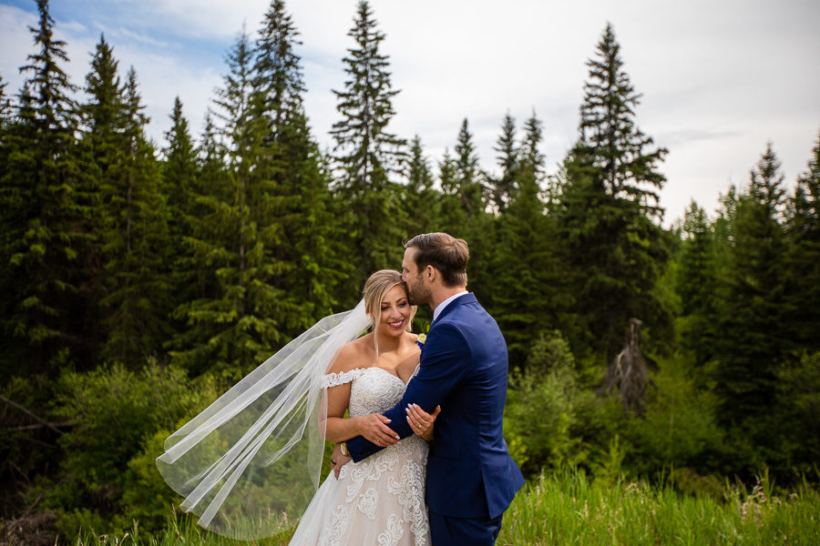 snow valley wedding - edmonton wedding