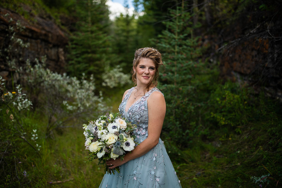 blue wedding dresses
