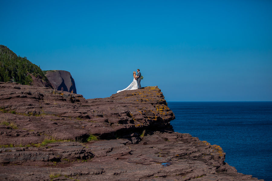 Flatrock Newfoundland wedding portraits