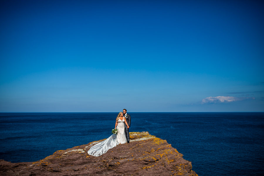 Flatrock Newfoundland wedding portraits