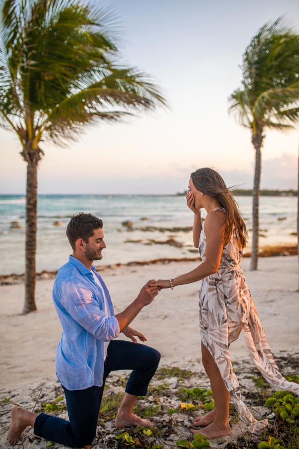 she said yes and put on a ring