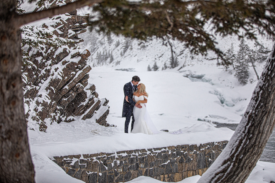Banff Springs Winter wedding