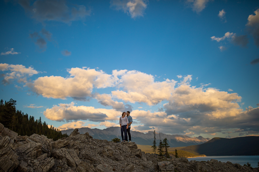 amazing Kananaskis engagement photos and location