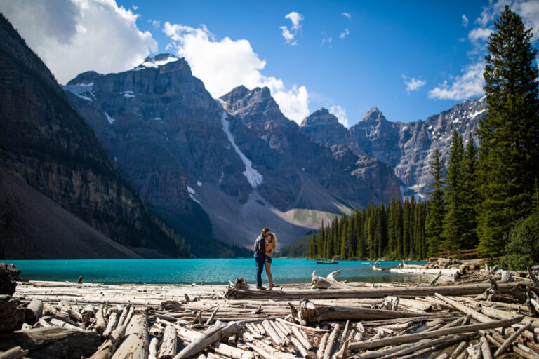 Moraine Lake Engagement Photos